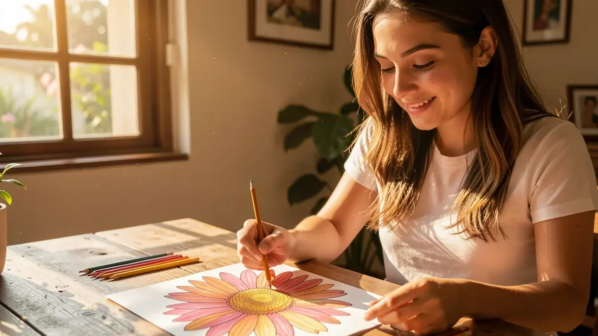 44 Ideias de Desenho de Flor para Colorir Grátis e Imprimir