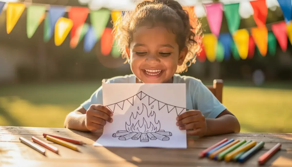 44 Desenhos de São João para Colorir com Fogueira e Bandeirinhas 44 Desenhos de São João para Colorir com Fogueira e Bandeirinhas