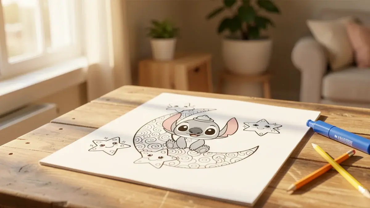 8 Desenhos de Stitch para Colorir (Guia de Cores e Dicas)