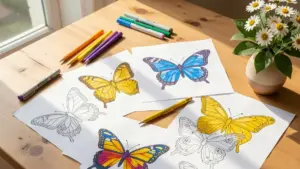 42 Ideias de Desenhos de Borboletas para Imprimir Grátis e Colorir