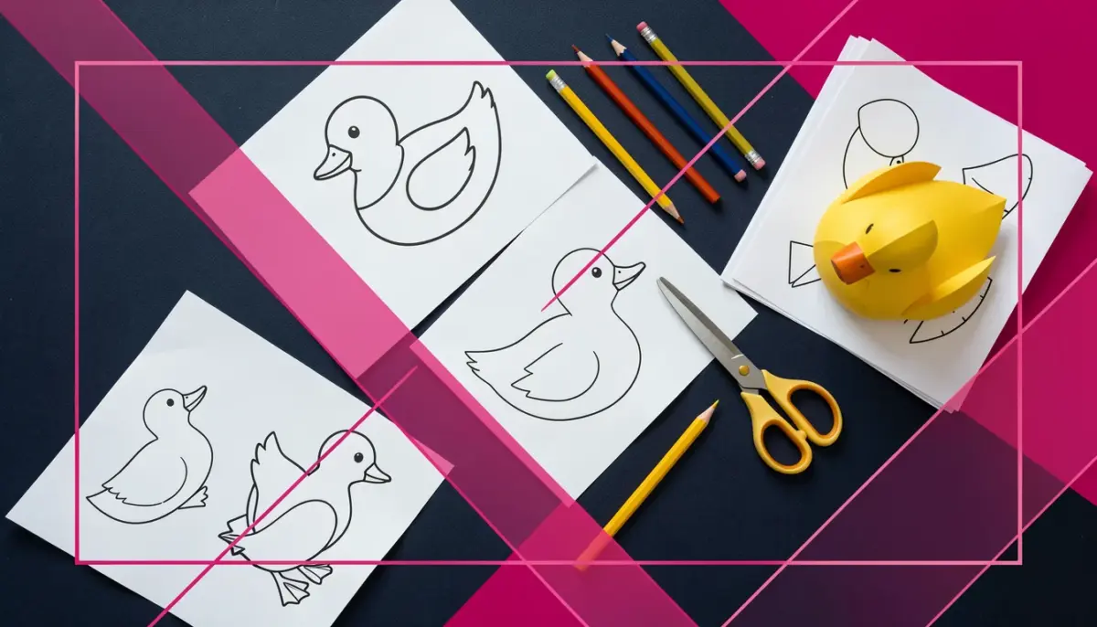 42 Ideias de Desenhos para Colorir Paper Duck com Moldes Grátis