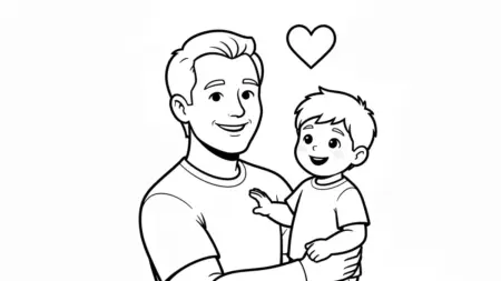 5 DIA DOS PAIS PARA COLORIR (Desenhos Grátis para Imprimir)