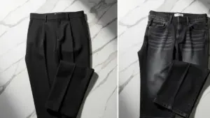 Diferença Entre Calça Preta de Alfaiataria e Jeans para Looks Versáteis