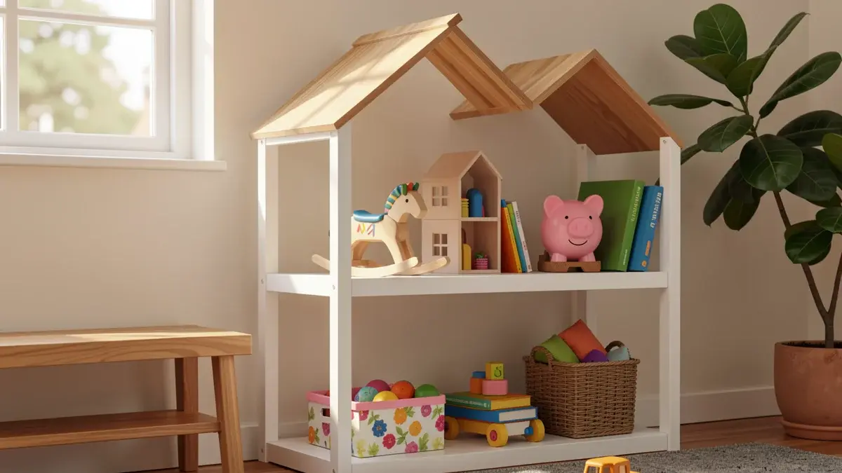 7 Estantes Casinha para Quarto Infantil (Fotos e DIY)