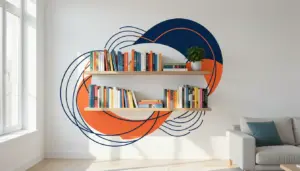 37 Ideias de Estante de Livros de Parede para 2026