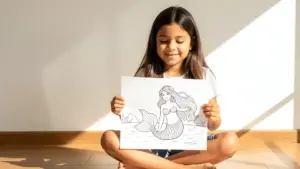 5 Desenhos da IARA PARA COLORIR (Grátis para Imprimir)