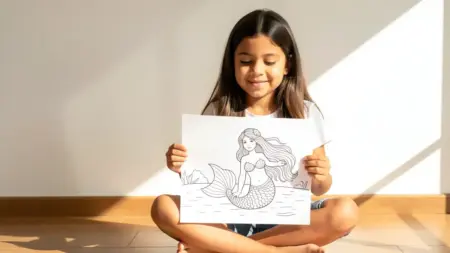 5 Desenhos da IARA PARA COLORIR (Grátis para Imprimir)