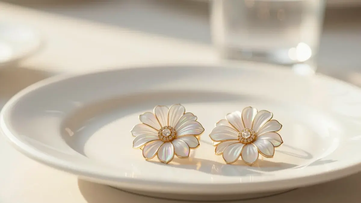 Brincos de JASMIM BRANCO que NÃO parecem infantis (Elegantes)
