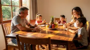 Mesa de Madeira Maciça com 6 Cadeiras: Preço 2026 e Comparativo