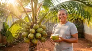 Pé de Coco Anão: Como Plantar e Ter Água de Coco Fresca em Casa