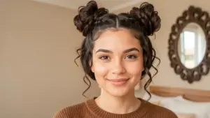5 Penteados para Cabelo Cacheado Curto (Fotos e Passo a Passo)