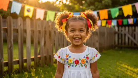 Penteados de São João Infantil: Lindos e Práticos (Para Arrasar na Festa)