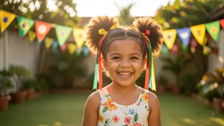PENTEADOS PARA FESTA JUNINA INFANTIL SIMPLES (Práticos e Rápidos) PENTEADOS PARA FESTA JUNINA INFANTIL SIMPLES (Práticos e Rápidos)