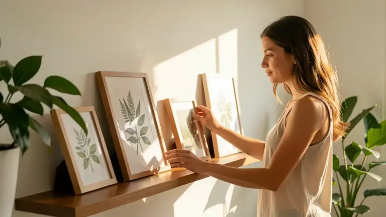 Prateleira Para Quadros: Como Criar Sua Galeria Sem Furar a Parede Prateleira Para Quadros: Como Criar Sua Galeria Sem Furar a Parede