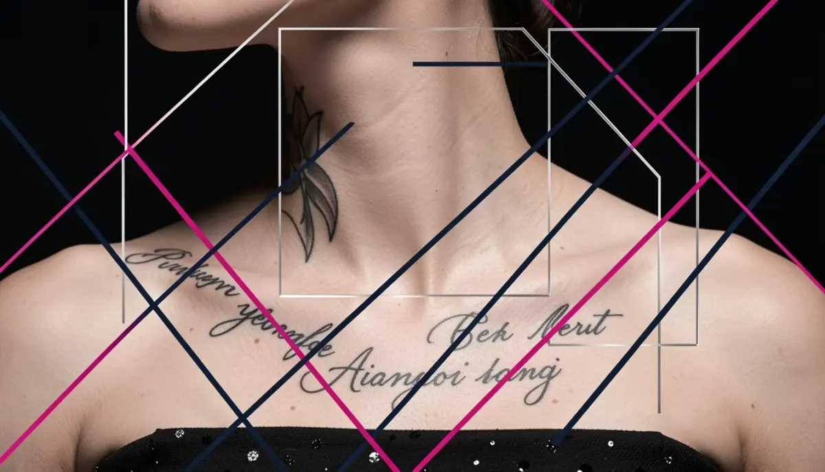 34 Ideias de Tatuagem Escrita no Pescoço: Fotos e Dicas Reais