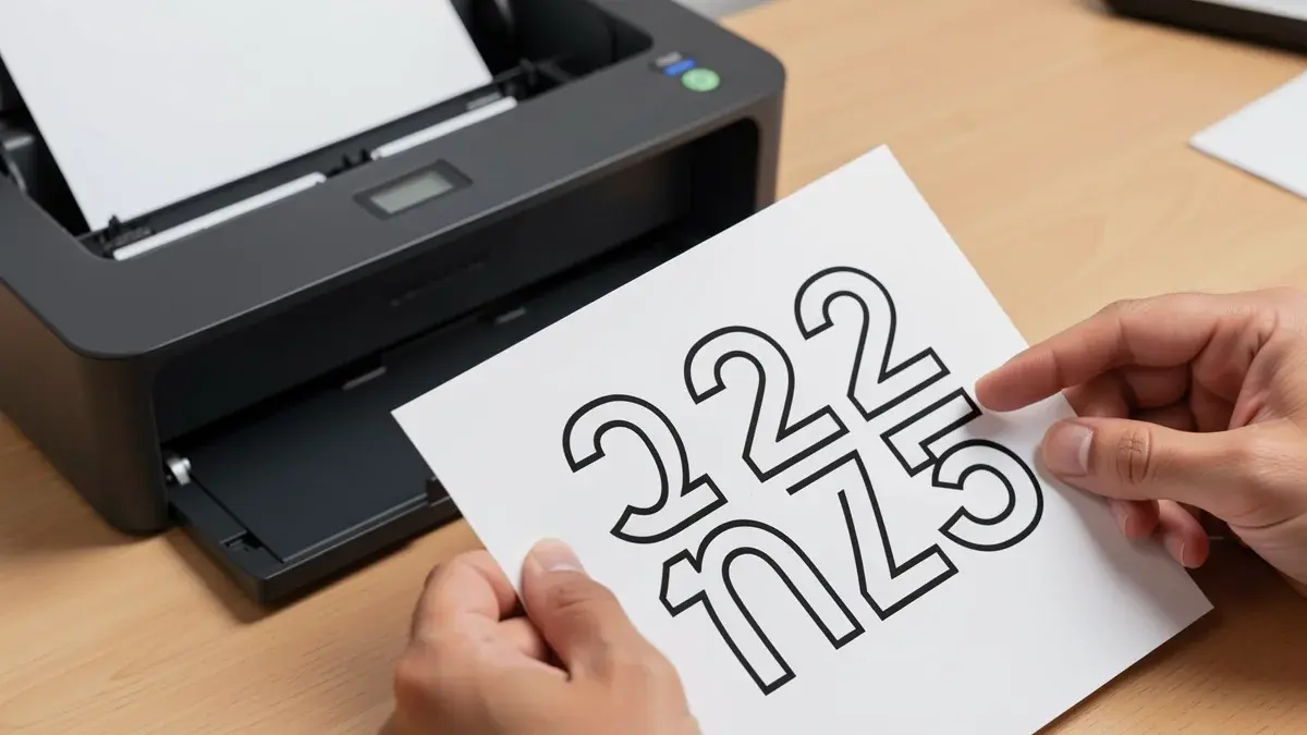 Truques Para Economizar Tinta de Impressora ao Imprimir Moldes de Números