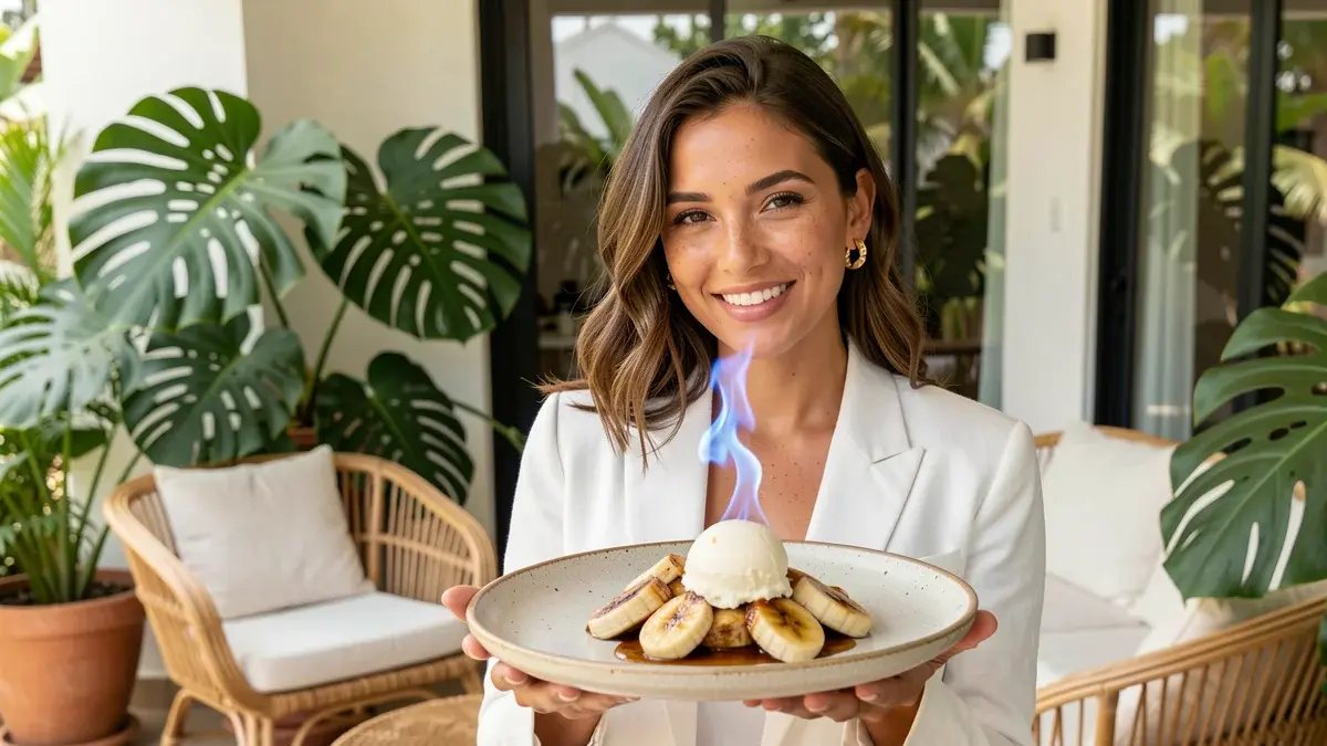 Banana Flambada com Sorvete: Receita Fácil e Rápida para Impressionar Banana Flambada com Sorvete: Receita Fácil e Rápida para Impressionar