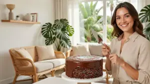 Receita de Bolo de Brigadeiro Fofinho e Cremoso