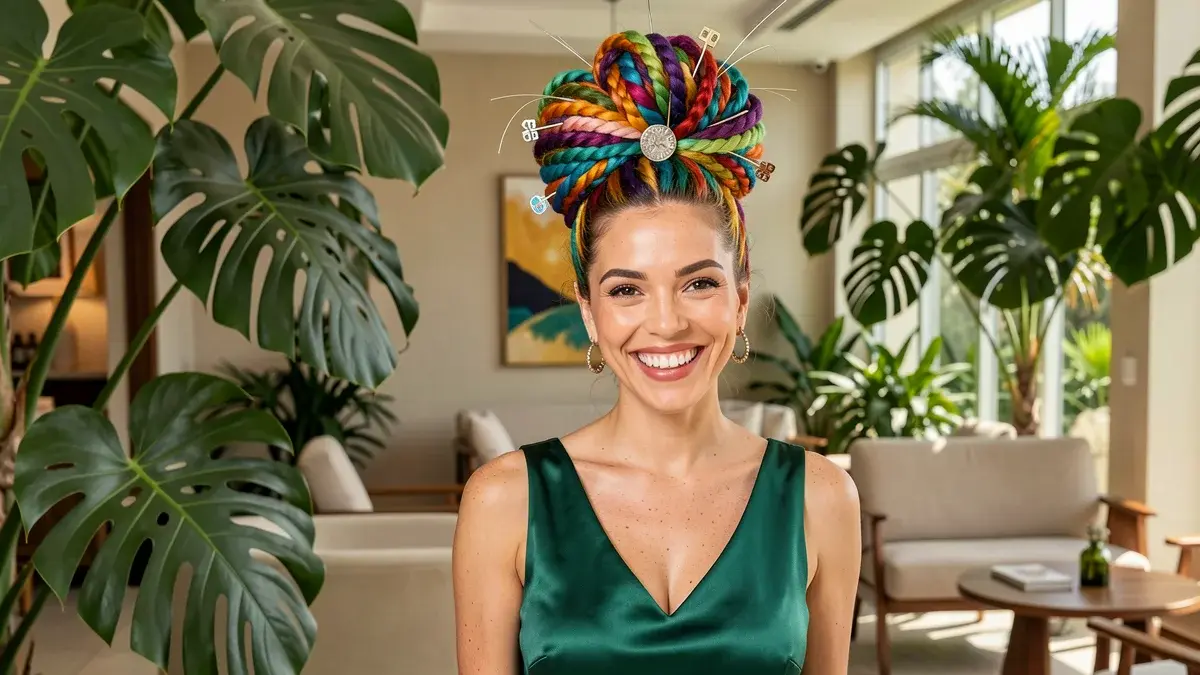 5 ideias de cabelo maluco feminino para arrasar na festa