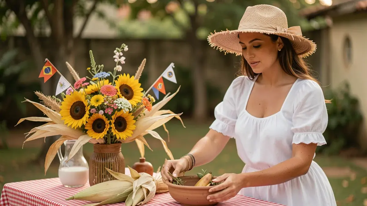 Mesa de Festa Junina: ideias simples e encantadoras para montar a sua