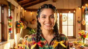 PENTEADO FESTA JUNINA TRANÇA: Estilos Lindos Para Arrasar (Inspirações)