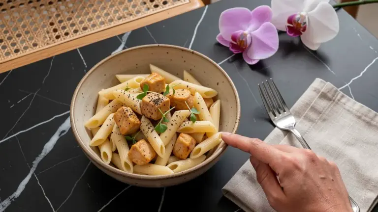 Receita de macarrão com frango em pedaços: simples e cremoso para o dia a dia