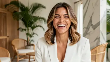 Cabelo Médio com Luzes Loiras: 18 Inspirações para Iluminar Seu Visual Cabelo Médio com Luzes Loiras: 18 Inspirações para Iluminar Seu Visual