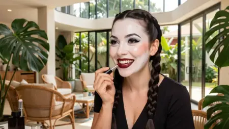 Maquiagem da Vandinha: tutorial fácil para fazer em casa