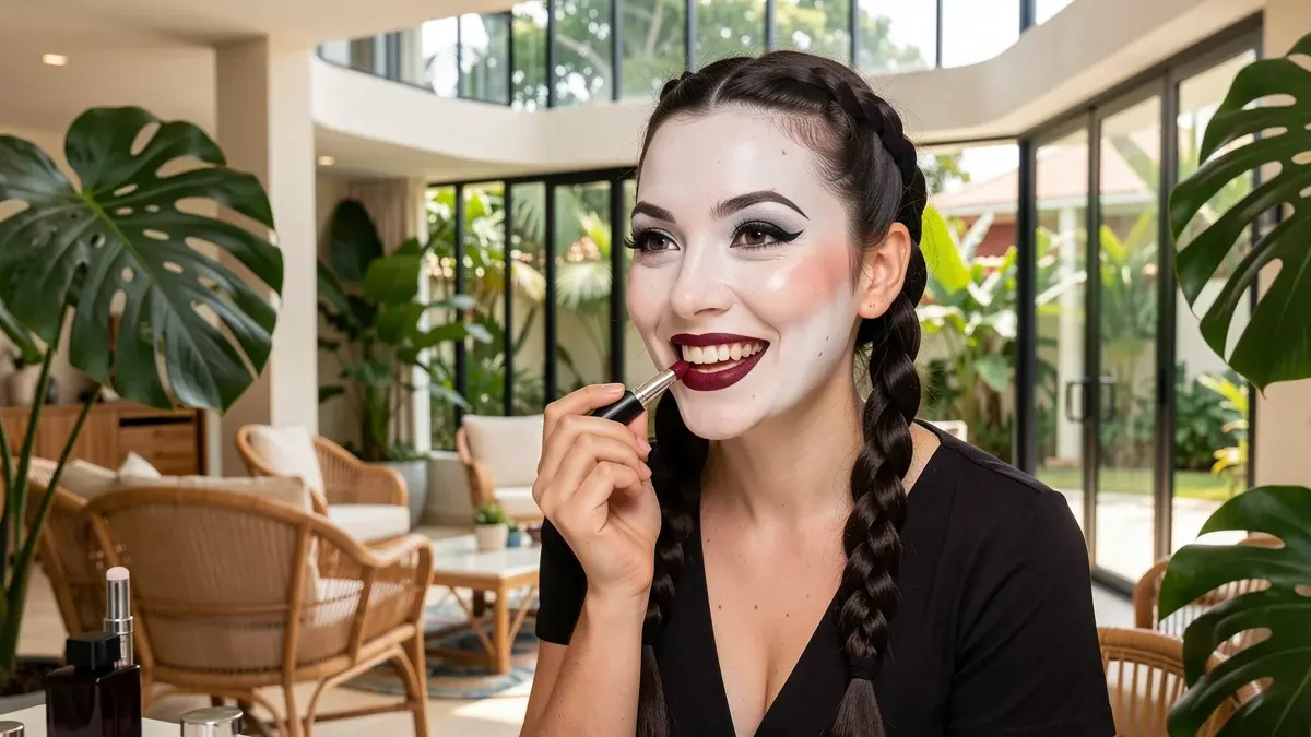 Maquiagem da Vandinha: tutorial fácil para fazer em casa