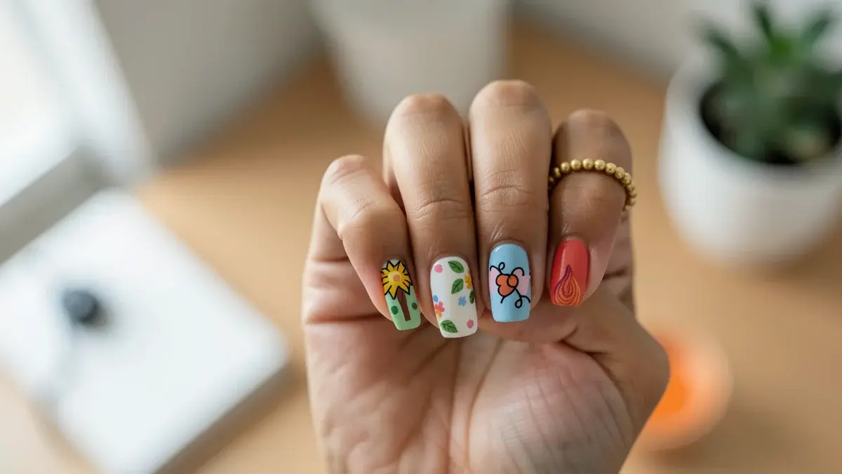 Ideias de unhas curtas simples: cores, formatos e nail art fácil Ideias de unhas curtas simples: cores, formatos e nail art fácil