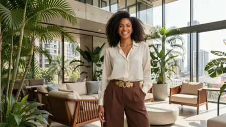 Looks com calça marrom: 15 combinações para copiar hoje