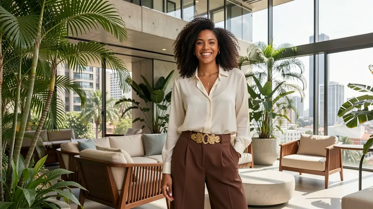 Looks com calça marrom: 15 combinações para copiar hoje