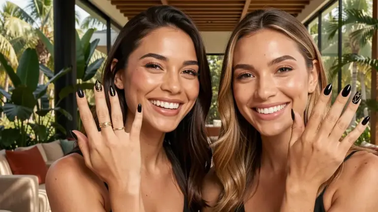 Unha em Gel Preta: Modelos para Todos os Estilos