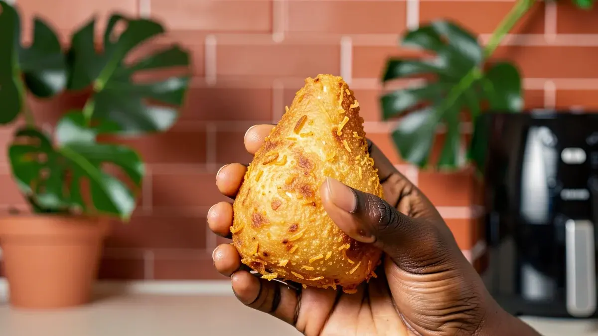 Coxinha Fit de Frango: receita assada que não desmancha e fica crocante