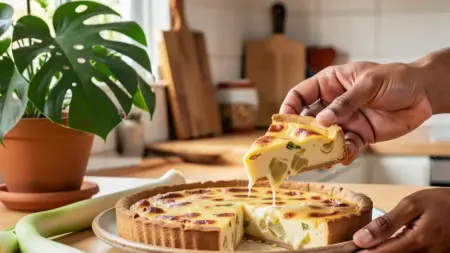 Quiche de alho-poró: receita cremosa com massa que não encharca Quiche de alho-poró: receita cremosa com massa que não encharca